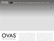 Tablet Screenshot of ovas-home.com